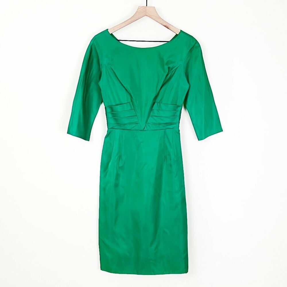 Vintage 40s 50s Cocktail Mini Midi Dress Mid Century Modern Formal Party MCM